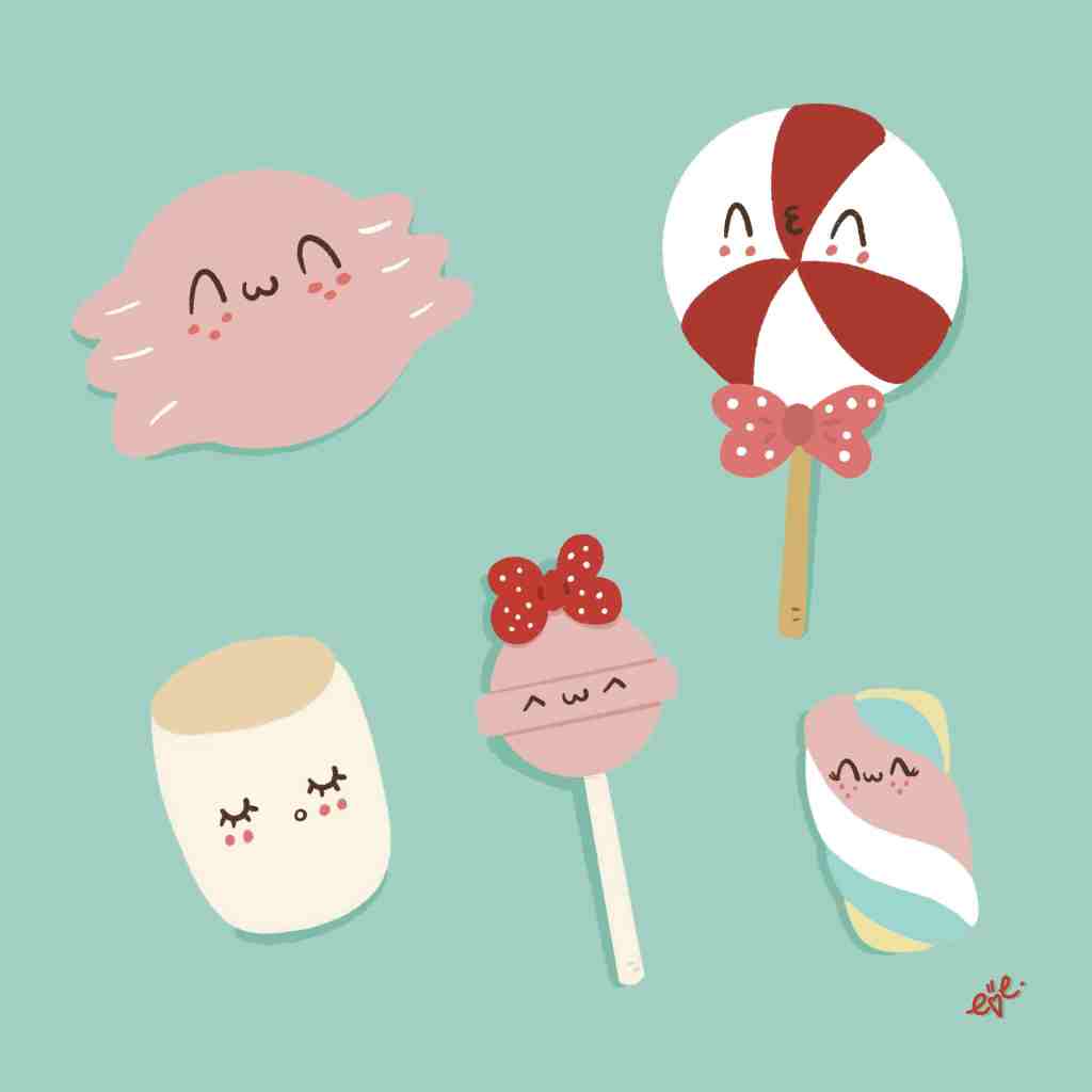 Ilustración kawaii